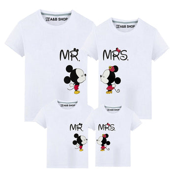Camiseta Mr & Mrs Mouse Blanca!!