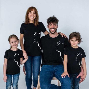 Camiseta Cat silhouette
