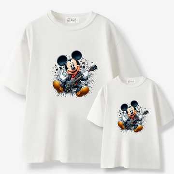 Camiseta Mickey músico