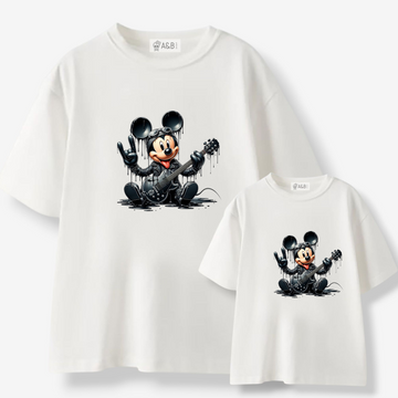 Camiseta Mickey roc&roll