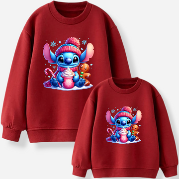 Sudadera Stich pompón navidad !!