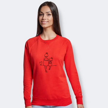 Sudadera Mami y niña Love Mini Algodón