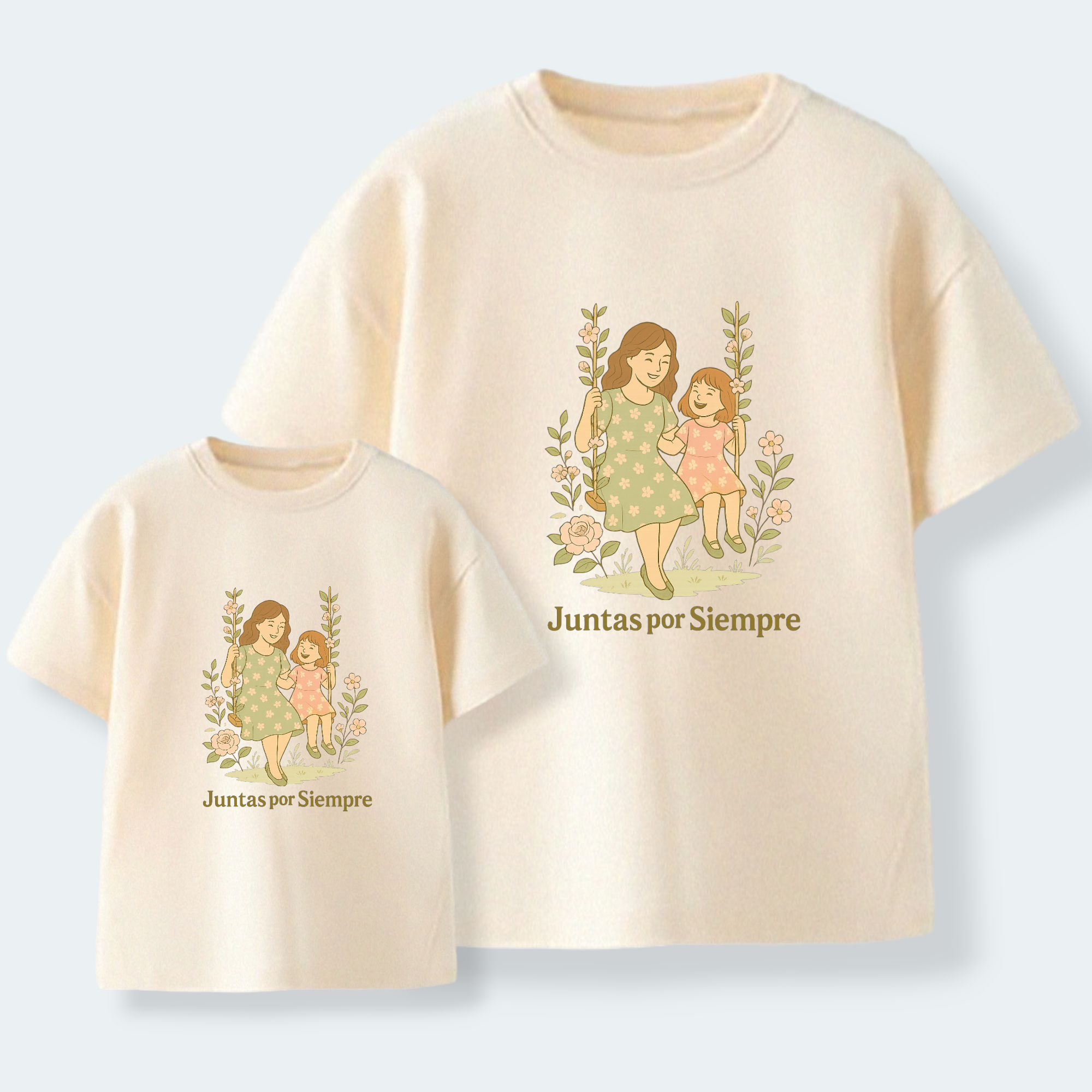 Camiseta Juntas por Siempre Flores