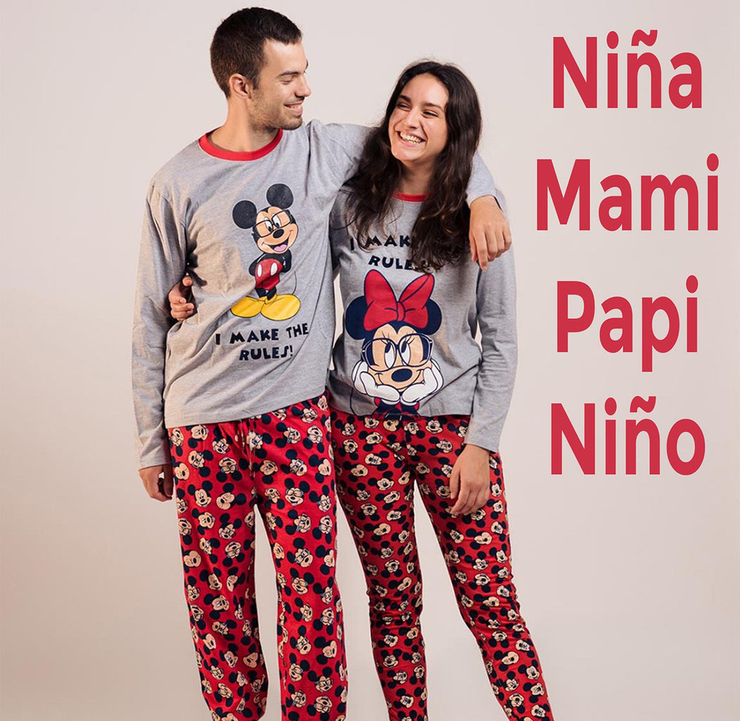 Pijama Mickey-Minnie gafotas