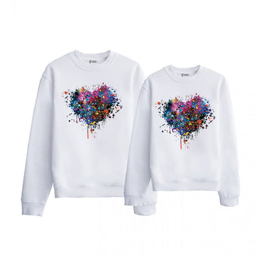 Sudadera Corazón degradado