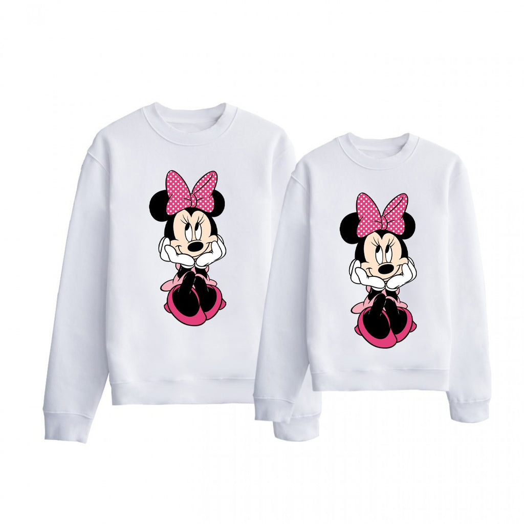 Sudadera Minnie lazo rosa