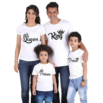 Camiseta Corona King-Queen-Princess-Prince