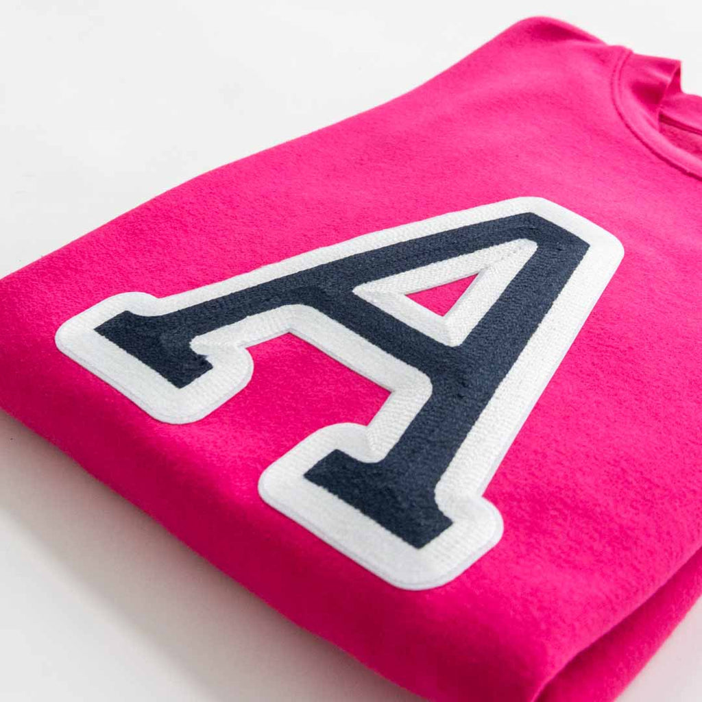 Sudadera Iniciales Fucsia