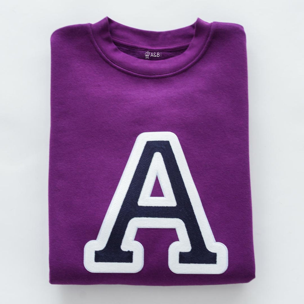 Sudadera Iniciales Violeta