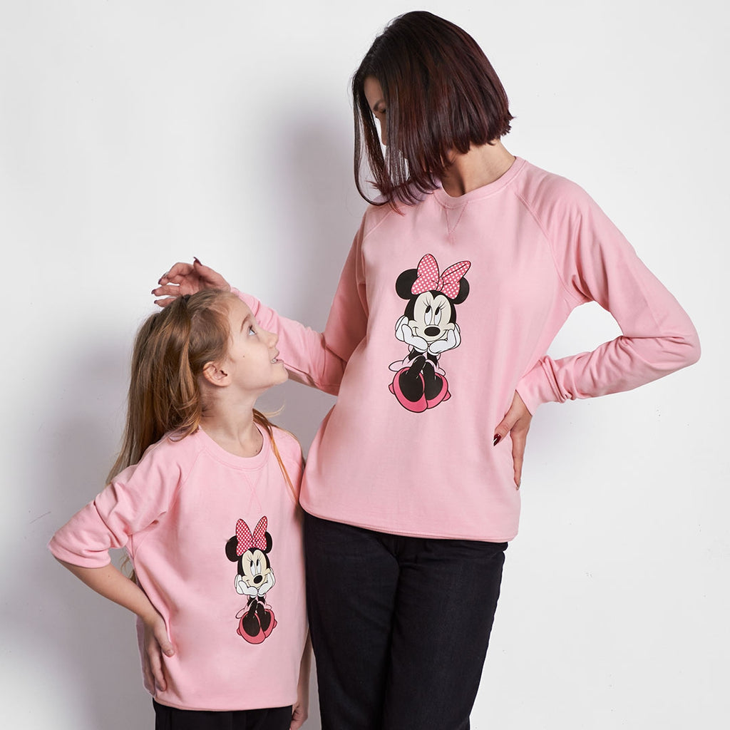 Sudadera Minnie lazo rosa