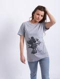 Camiseta Mickey & Minnie boceto negro. Camisetas para toda la familia