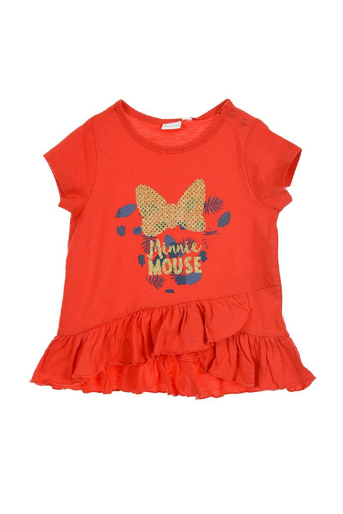 Camiseta Minnie detalles dorados baby