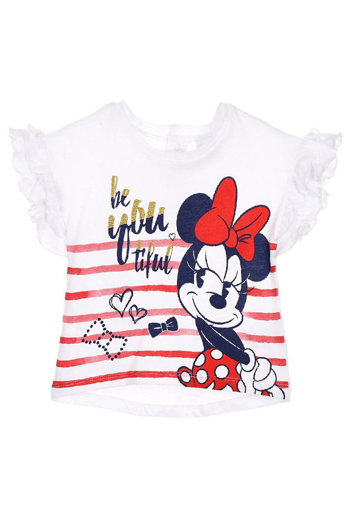 Camiseta Minnie rayas Be you tiful baby