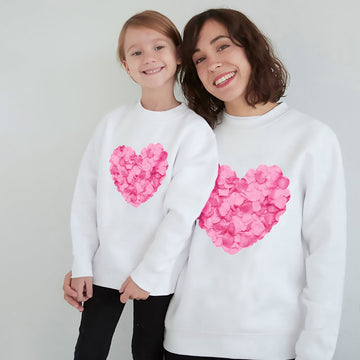 Sudadera Heart Pink