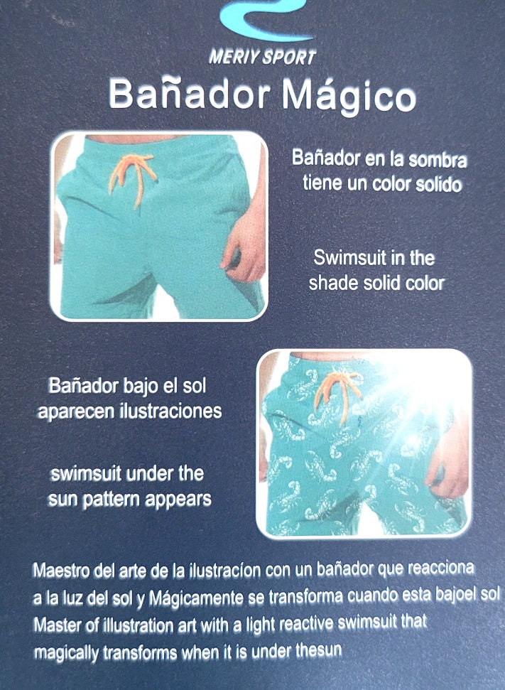 Bañador  verde lima fluorescente