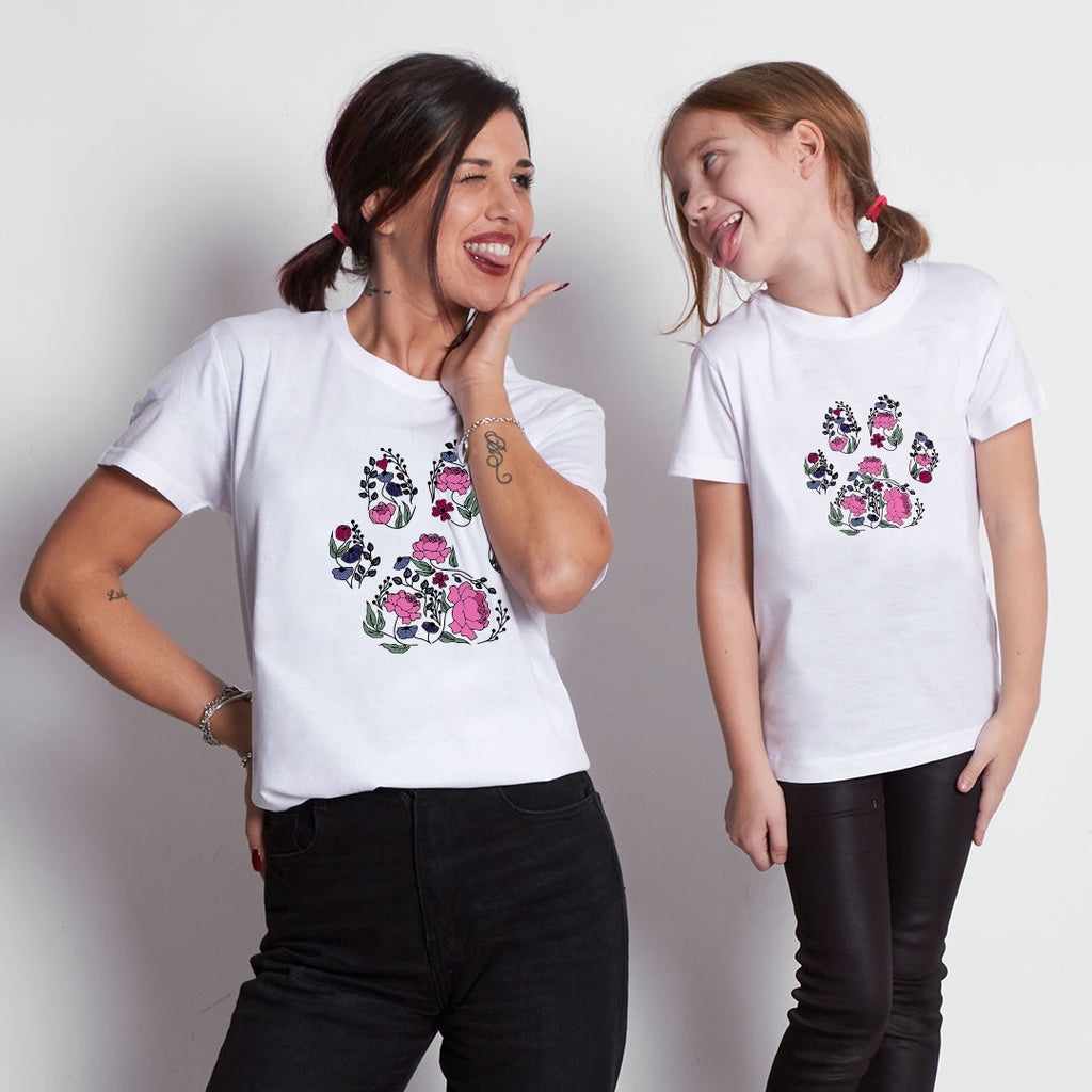 Camiseta Paw flower