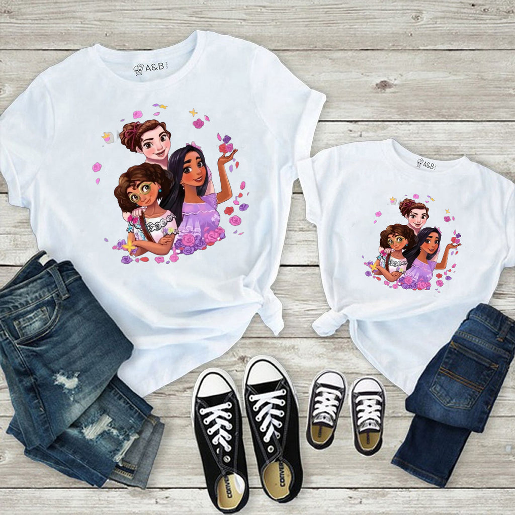 Camiseta Princesas flores