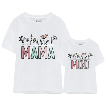 Mama-mini romantic flowers