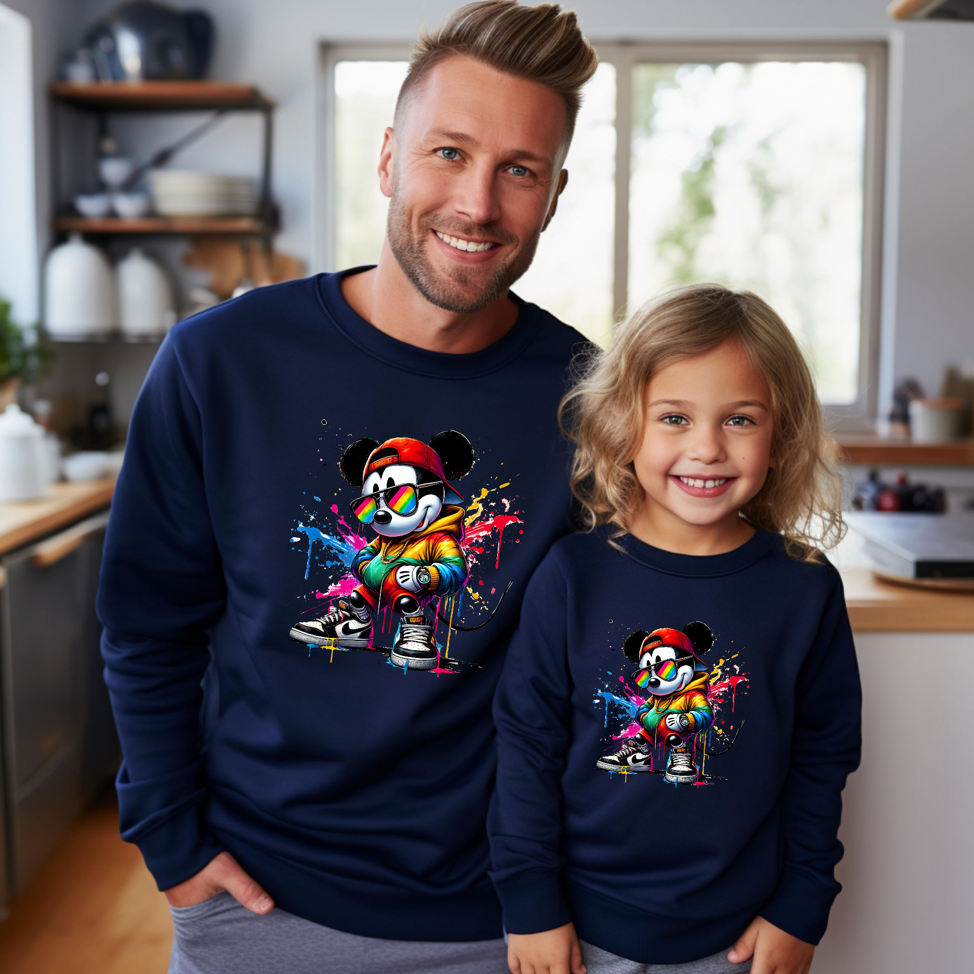 Sudadera Mickey Arcoiris