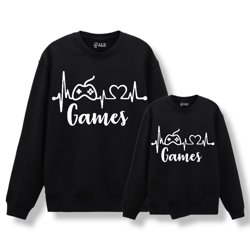 Sudadera Love Games. Sudaderas para toda la familia