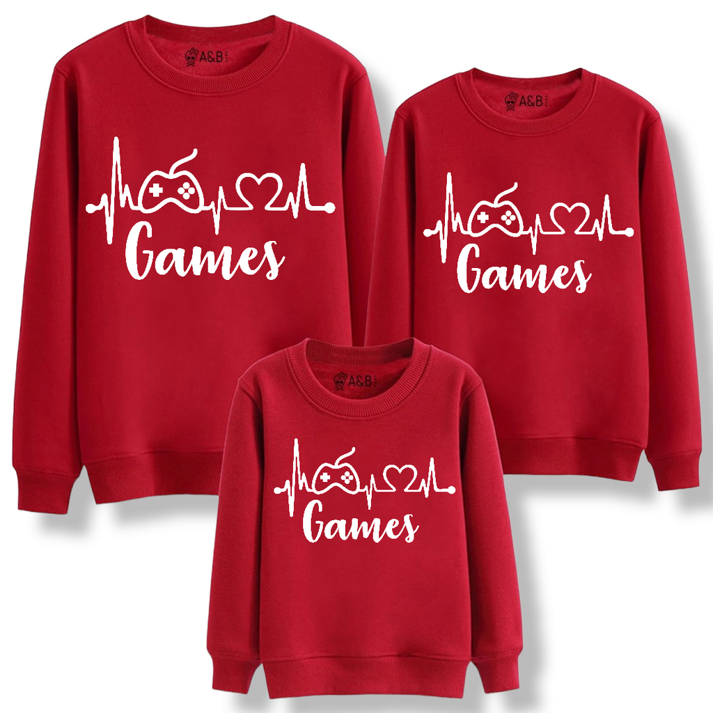 Sudadera Love Games. Sudaderas para toda la familia