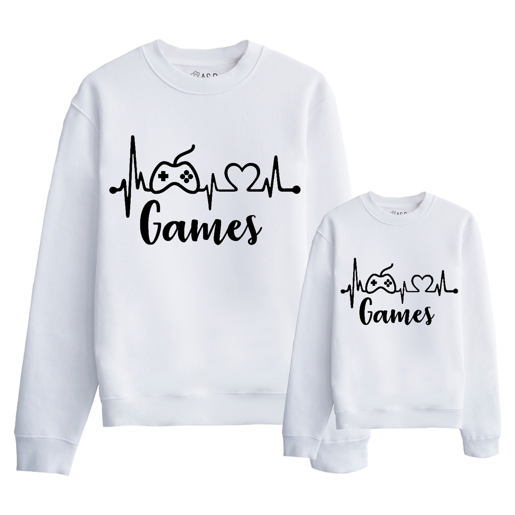 Sudadera Love Games. Sudaderas para toda la familia