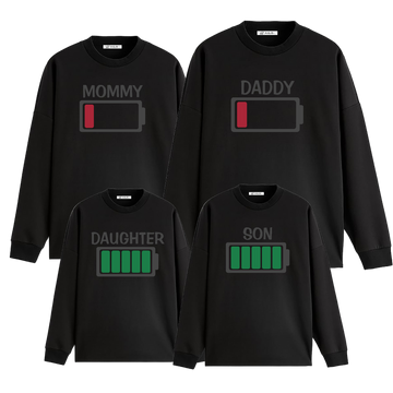 Sudadera Battery. Sudaderas para toda la familia