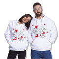 Sudadera capucha M-M Cuore. Sudaderas San Valentín