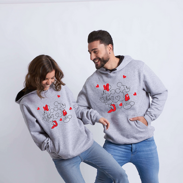 Sudadera capucha M-M Cuore. Sudaderas San Valentín