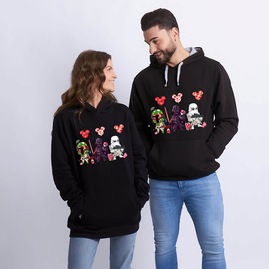 Sudadera capucha Love Universo. Sudaderas San Valentín