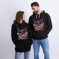 Sudadera capucha M-M Columpio Love. Sudaderas San Valentín