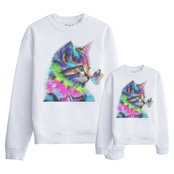 Sudadera Cat Butterfly