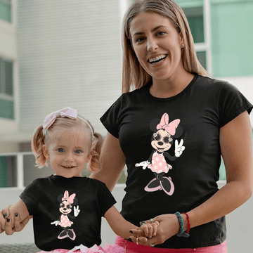 Camiseta Minnie igual madre e hija | Camiseta Minnie igual para toda la familia