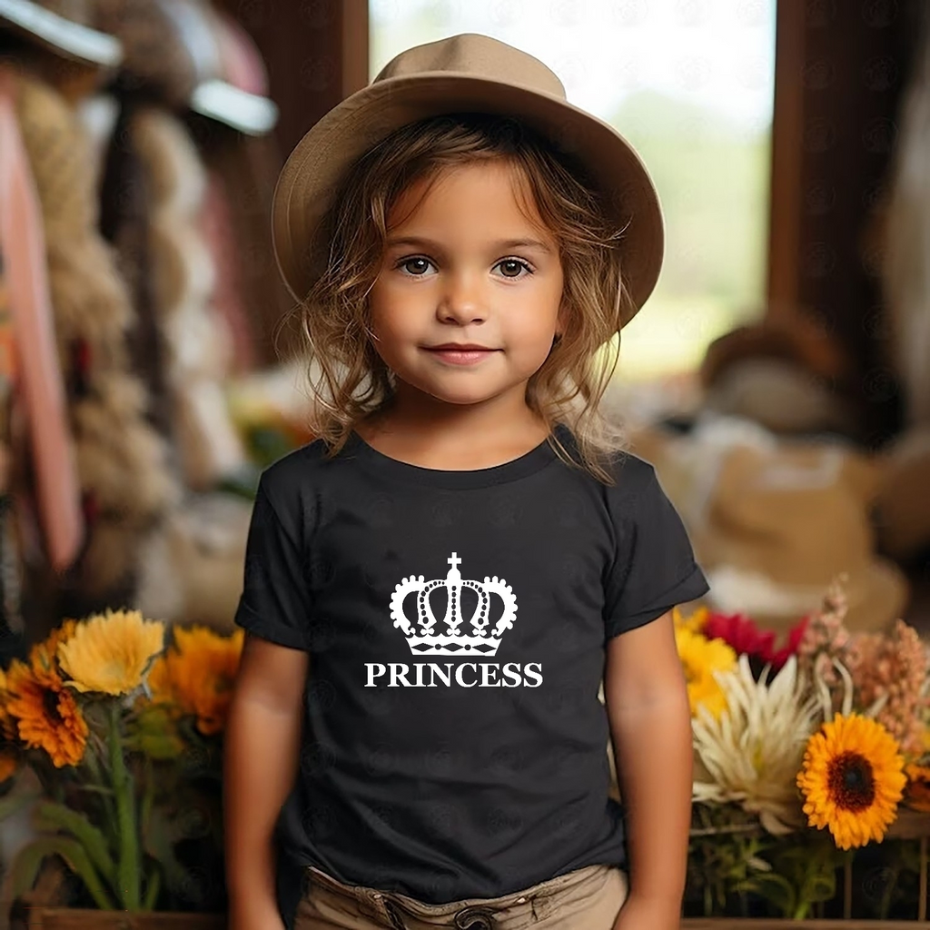 Camiseta Crown King-Queen-Princess-Prince