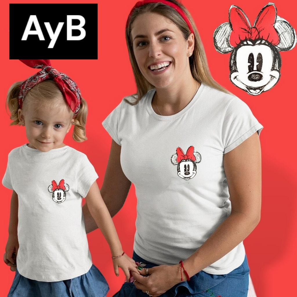 Camiseta Minnie Lazo Mini
