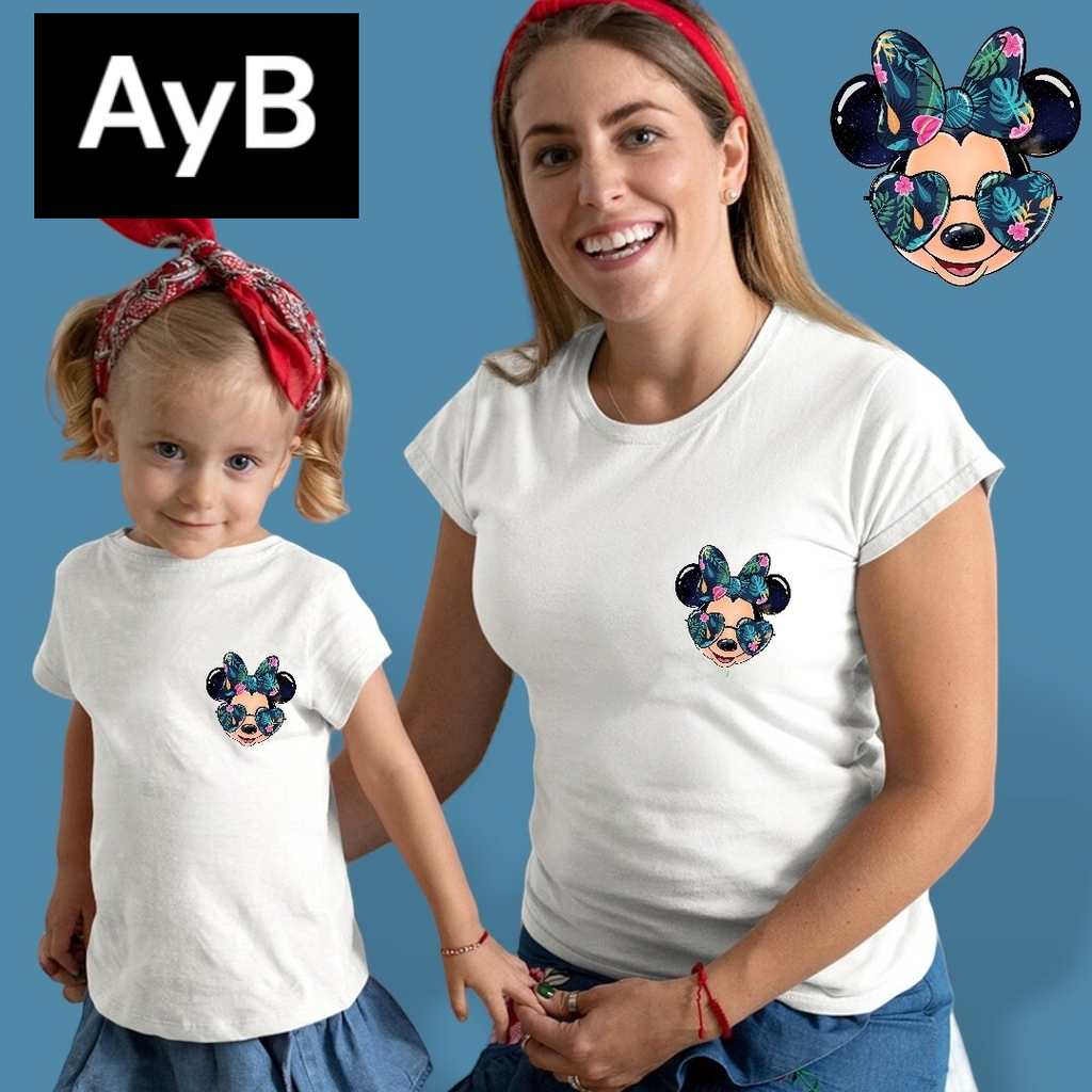 Camiseta Minnie tropical Mini