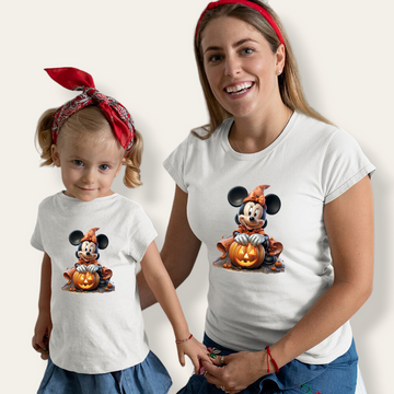 Camiseta Minnie happy calabaza