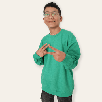 Sudadera Básica Verde