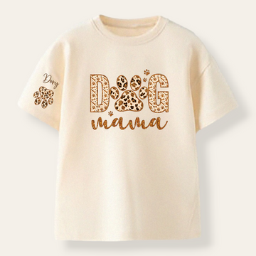 Camiseta Dog Mama Animal Print