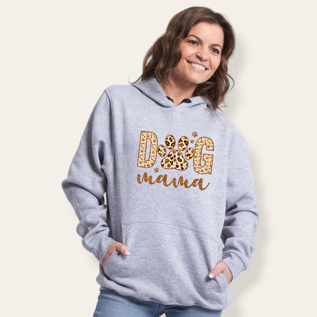 Sudadera Capucha Dog Mama Animal Print