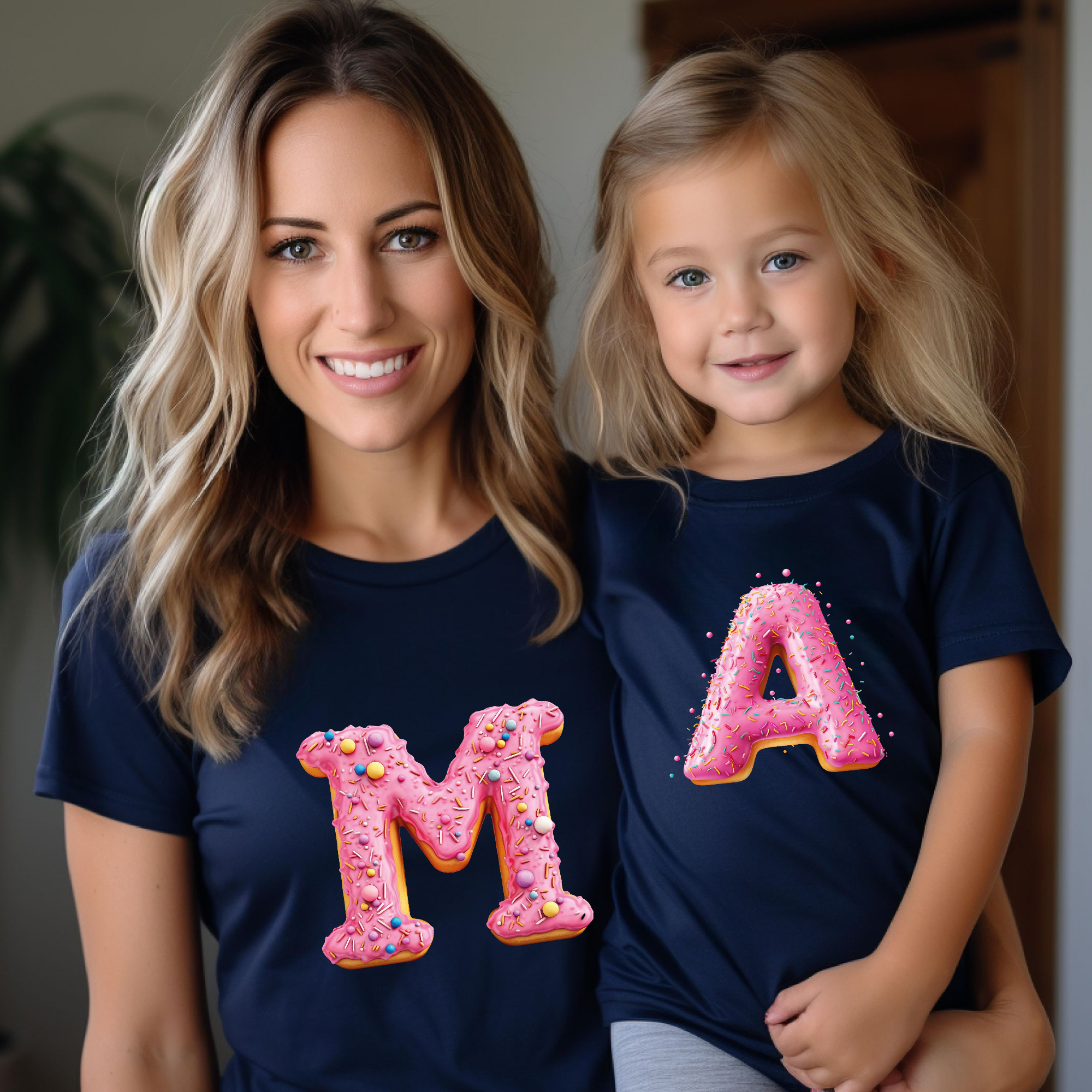 Camiseta Personalizada Inicial Donut