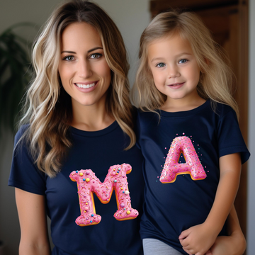 Camiseta Personalizada Inicial Donut