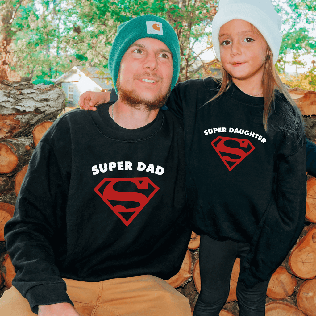 Sudadera Superdad, mom and children