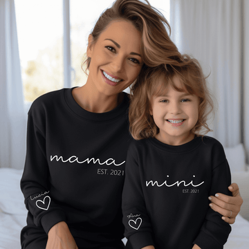 Sudadera Papa-Mama Mini Cuore Algodón