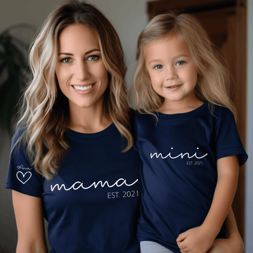 Camiseta Papa-Mama Mini Cuore