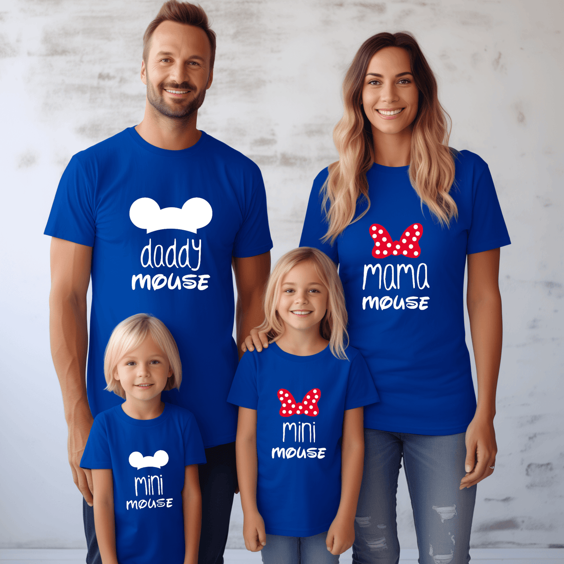 Camiseta Mama-daddy mouse mini mouse !!