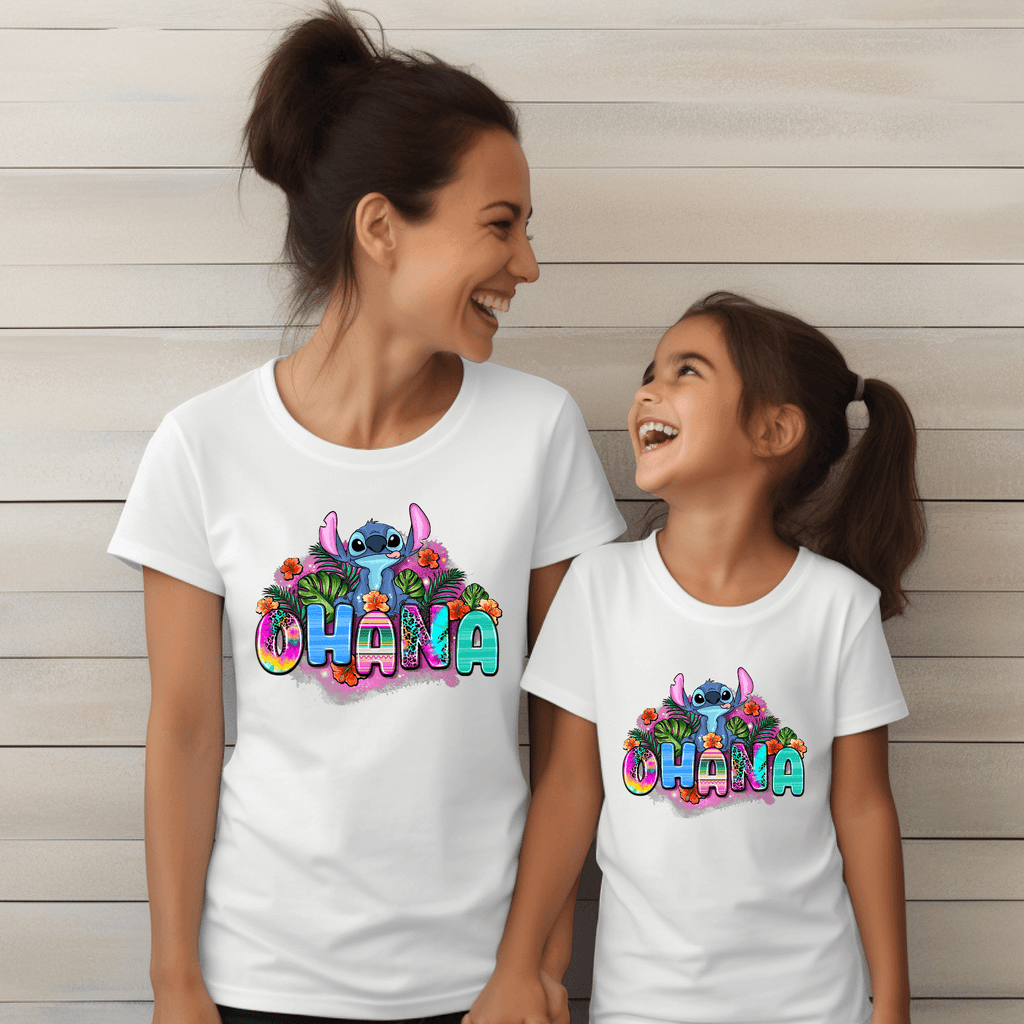 Camiseta Stitch Ohana