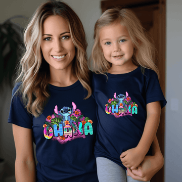 Camiseta Stitch Ohana