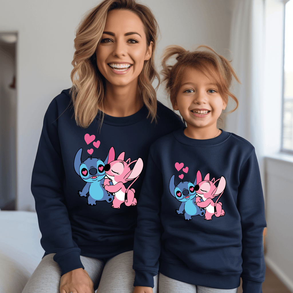 Sudadera Stitch y Ángel