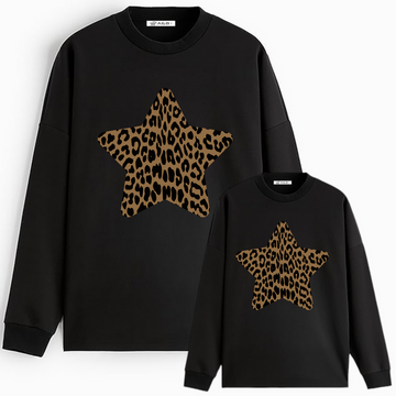 Sudadera star animal print